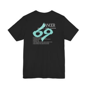 Cancer Zodiac T-Shirt, Star Sign Astrology Tee, Horoscope Shirt, Astrology Gift, Constellation Top