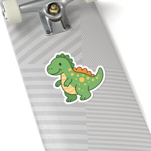 Dinosaur Kiss-Cut Stickers: Glossy Vinyl Decals for Kids
