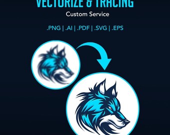 Image to Vector Conversion: Custom SVG Logo, Print-Ready Graphics