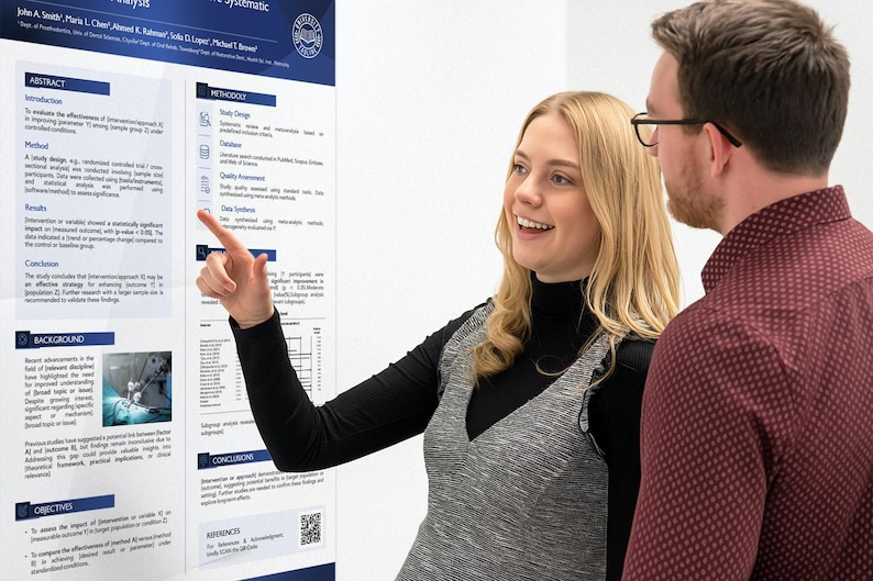 Systematically Poster Research Poster Template, A0 Portrait Editable Powerpoint - Scientific ...