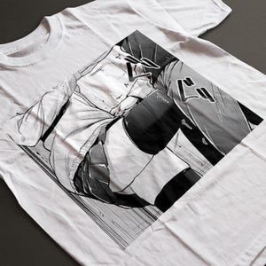 Anime Girl T-Shirt – Kawaii Waifu Tee for Otaku Fashion Fans, Japanese Manga Aesthetic Shirt, Unisex Pastel Gift for Anime Lovers