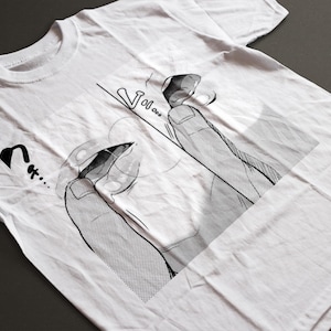 Vintage anime-T-shirt – Retro manga-shirt voor meisjes voor Otaku Streetwear-fans, Japans esthetisch shirt, uniseks cadeau voor anime- en mangaliefhebbers