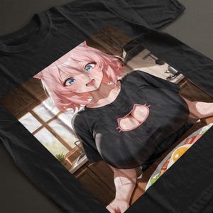 Retro anime-meisjesshirt – vintage manga-shirt voor Otaku-fans, jaren 90 esthetisch Japans streetwear-shirt, uniseks Otaku cadeau-shirt