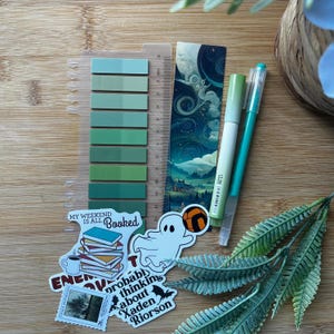 Reading Annotation Kit: Book Tabs, Pen, Highlighter, Stickers