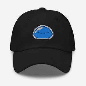 Anime Pixelated Slime Rimuru Isekai Cap | Manga Pixel Art Hat