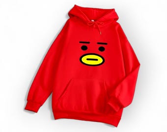 BT21 Hoodie Bangtan Purple BTS Hoodie Rj Tata Chimmy Koya Mang