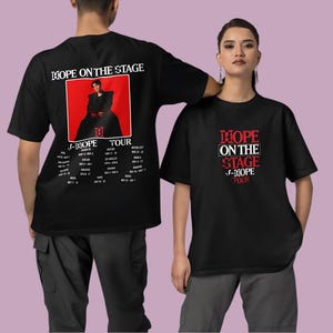 J-Hope Hope on The Stage World Tour Shirt | BTS J-Hope Concert Tee | ARMY Merch | jung hoseok I hope world Fan Shirt I bts jhope I Bts Army