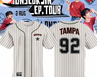 BTS Jin Concert Jersey: RUNSEOKJIN_EP. Tour, Worldwide Handsome