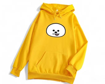 BT21 Hoodie Bangtan Purple BTS Hoodie Rj Tata Chimmy Koya Mang