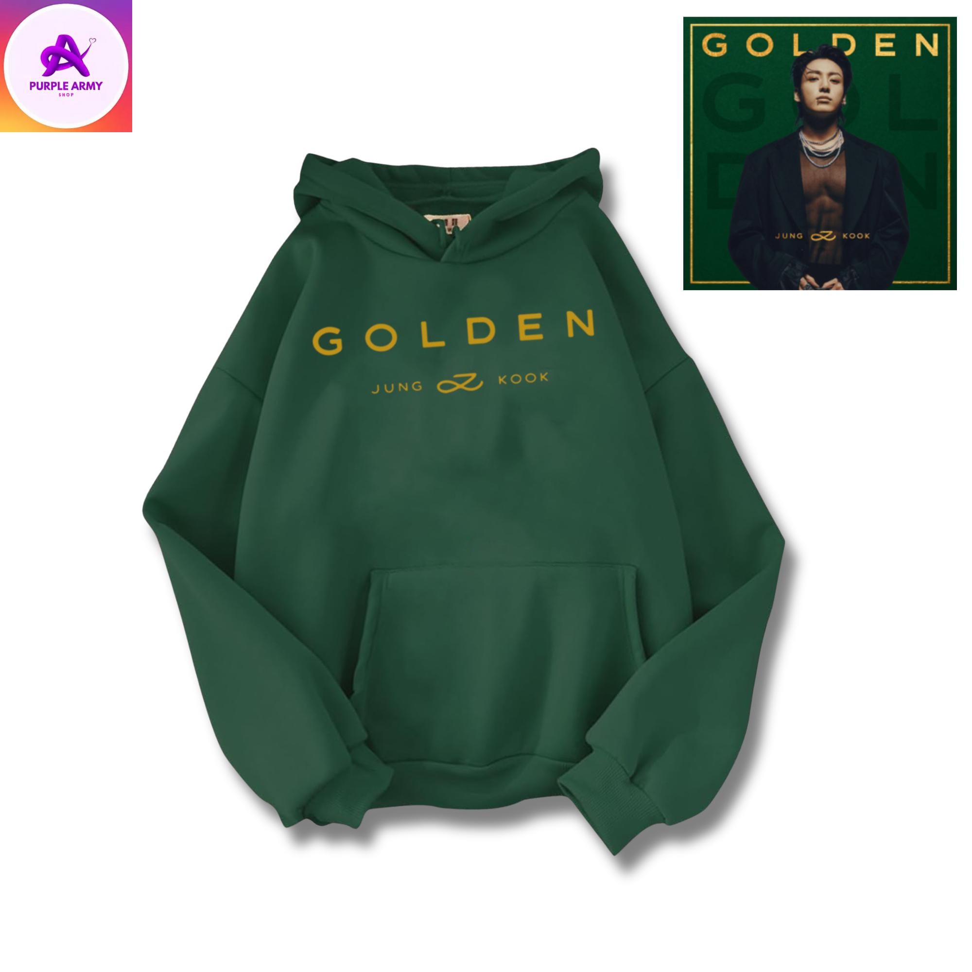 Jungkook Golden Album Hoodie: BTS Fanmade Merch - Etsy