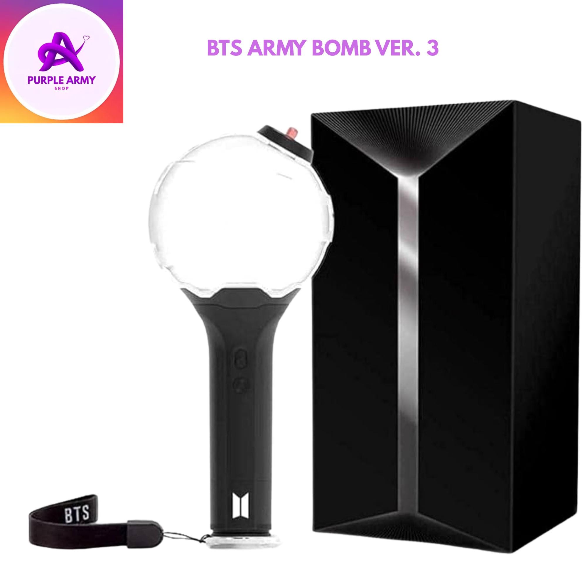 Official BTS Army Bomb Light Stick Ver. 3 - Concert Edition