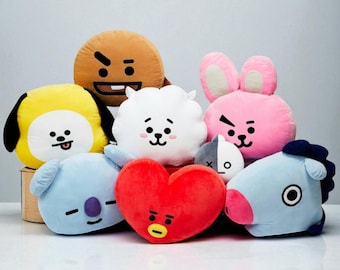 BT21 キャラクターフェイスクッション | BTS LINE フレンズ 枕 | BT21