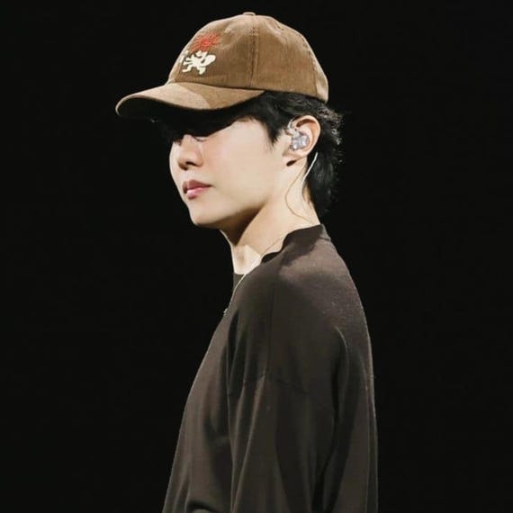 BTS J-HOPE 【HOPE ON THE STAGE】Ball Cap JHOPE 'Hope on the stage' World Tour 2025 Denim Baseball Cap