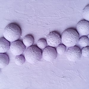 Peinture originale 3D sur toile de ballons encadrée figure abstraite art mural salon art mural cadeau pour elle art mural neutre toile personnalisée