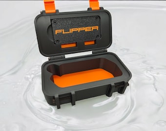 Flipperzero Box + Flipper Zero WLAN Devboard Box, verschraubtes Premium Robustes Gehäuse für Flipper WLAN Entwicklerboard. NUR BOXEN