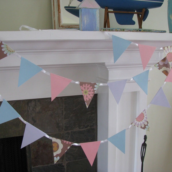 Pastel Banner/ Hand made banner/Light color