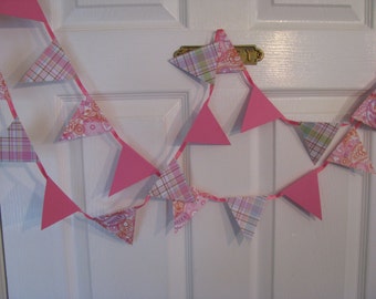 Pink Passion Pasley Banner Garland Party Decor