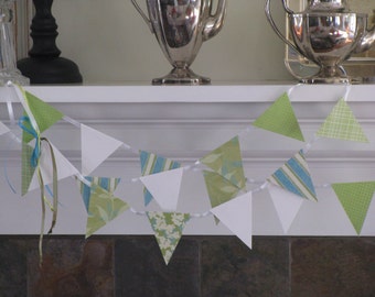 Cool Coastal Breeze Banner   with Bows     wedding  shower  party decor