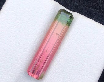 4.55 ct watermelon tourmaline | bicolour tourmaline from Afghanistan | loose gemstone