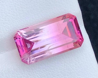 9.5 ct Bicolor Pink Tourmaline Gemstone, rare Bicolour tourmalines, pink gemstones, natural gems, jewellery