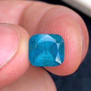 3.40 carat pure indicolite blue tourmaline from Afghanistan