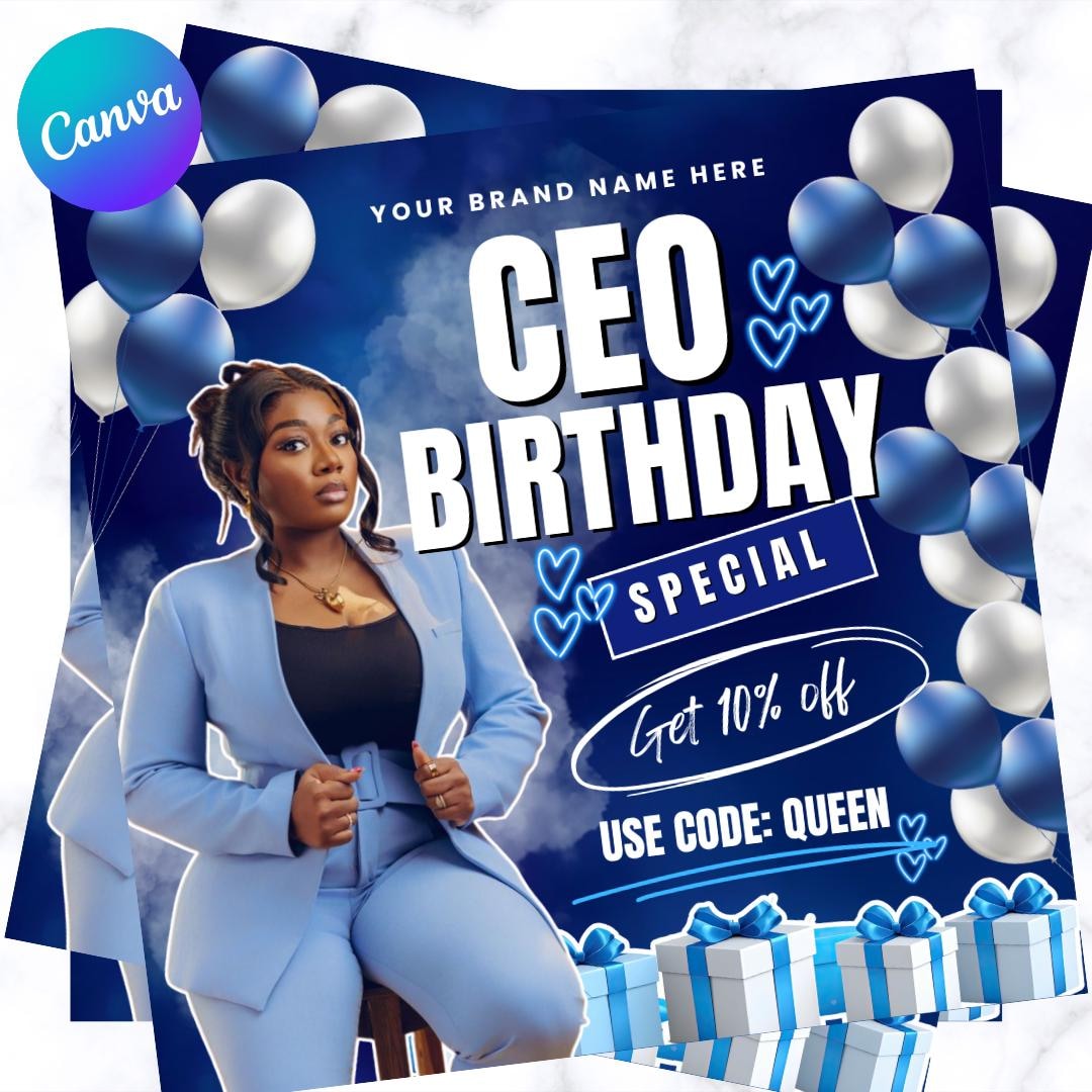 Ceo Birthday Sale Flyer, Ceo Birthday Flyer, Ceo Birthday Special Flyer ...