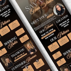 DIY Acuity Site ,Acuity Scheduling Template Hairstylist , Canva Template , Hair Business Website , Hair Artist, Hair Acuity Template