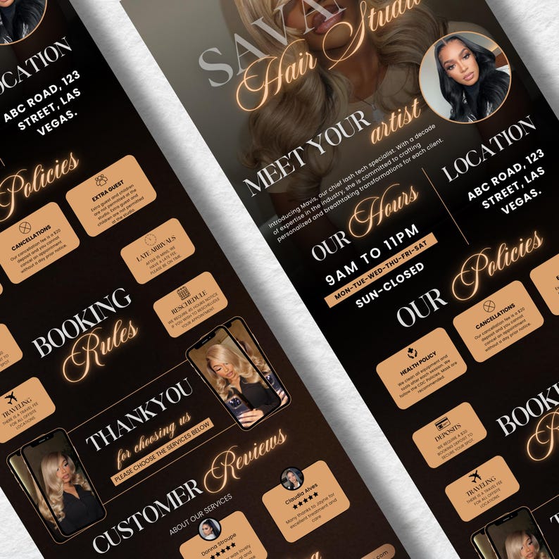 DIY Acuity Site ,Acuity Scheduling Template Hairstylist , Canva Template , Hair Business Website , Hair Artist, Hair Acuity Template