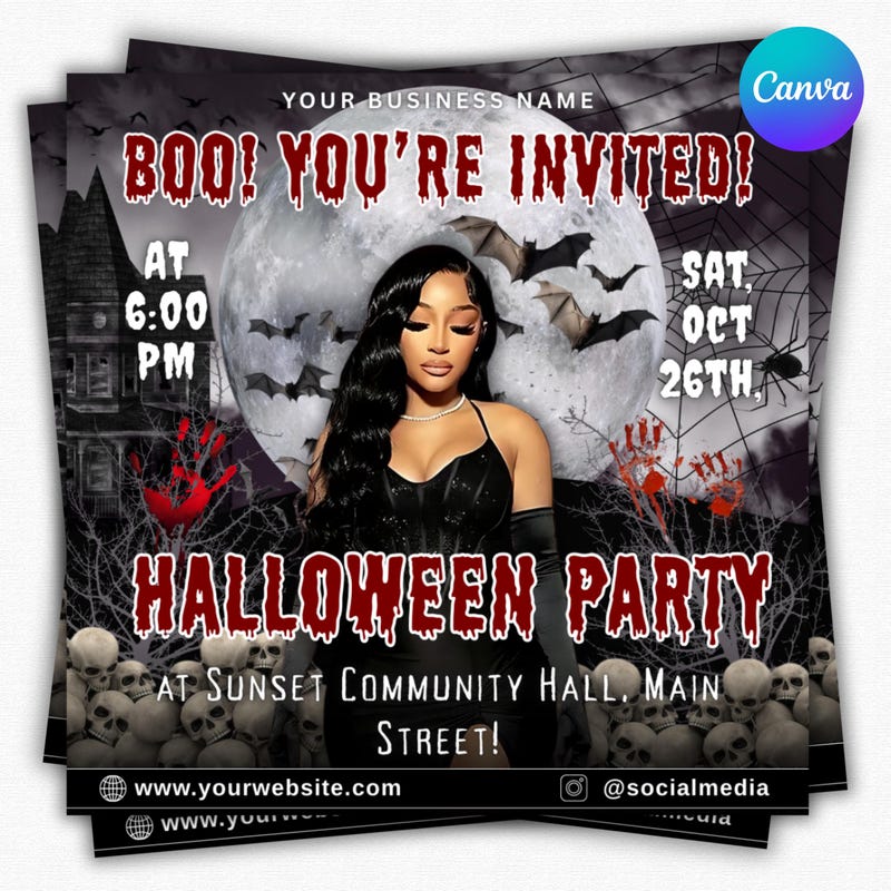 Boo Night Flyer - Etsy UK