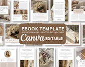 Canva Ebook Template: 40+ Page Lead Magnet, Course Workbook