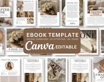 Modello per ebook Canva: Lead Magnet di oltre 40 pagine, quaderno di esercizi per corsi