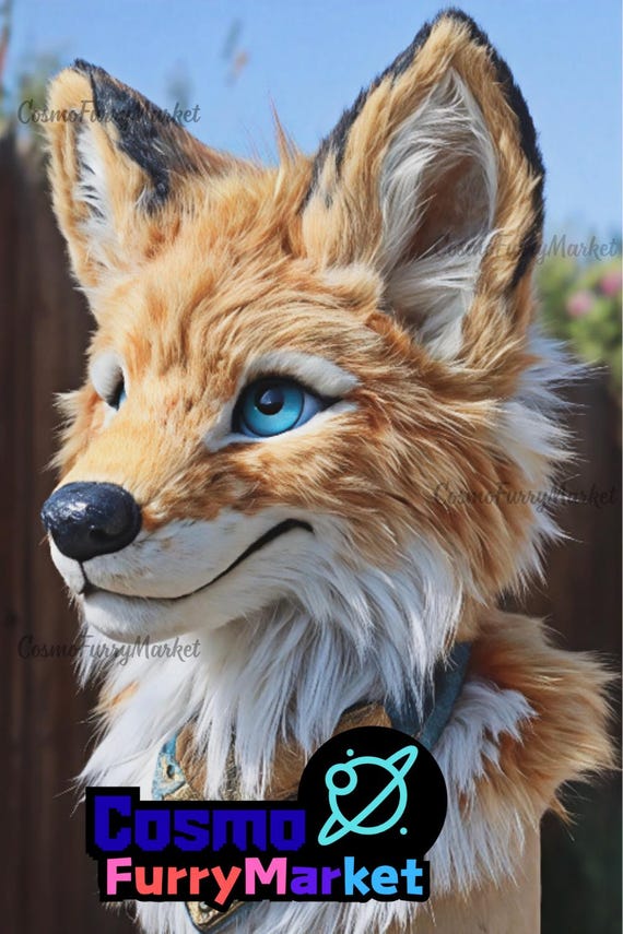 ケモノ 着ぐるみ コスプレ ファーマスク　ヘッド　マクス カスタムファースーツヘッドコミッション：ケモノコスプレマスク