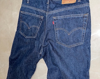 Levi's 517 Vintage W30 L30 Jeans Dark Blue Stonewash Faded 80s