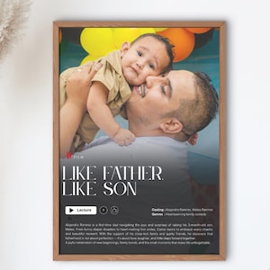 Póster personalizado de Netflix, descarga digital personalizada, arte de pared imprimible de Netflix, decoración inspirada en Netflix, regalo para tu pareja