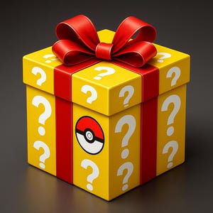 Caixa Misteriosa - Pokémon I Caixa de Presente Surpresa I Itens Divertidos e Misteriosos