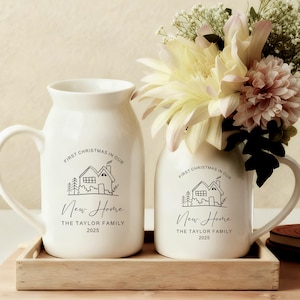 First Home Gift, New Home Gift , Custom Our New Home Vase, First House Gift for Couple,  My First Home Keepsake Vase, Housewarming Gift