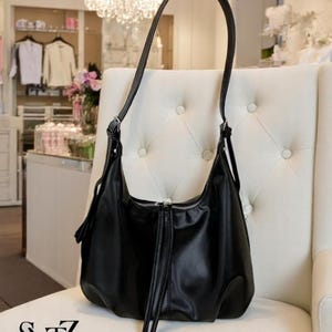 Elegante bolso de hombro para mujer, bolso cruzado de gran capacidad, regalo para ella, elegante bolso de mano, regalo para mamá, bolso de mano de color liso para uso diario.
