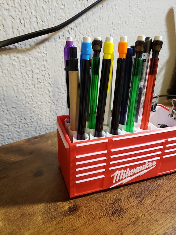 Toolbox Pen Holder & Desk Organizer! Milwaukee, Snap on