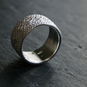 Lacey no 32 sterling silver lace ring made to order in your size image 4