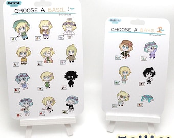 OMORI: Basil Sticker Sheets