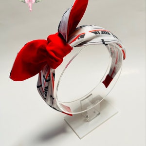 Custom Disney park monorail fabric knotted headband Perfect for girls and women image 7