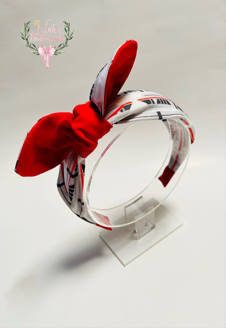 Custom Disney park monorail fabric knotted headband Perfect for girls and women image 7