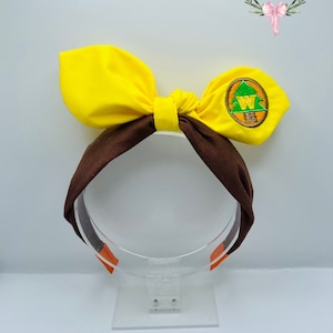 Custom Disney Up Wilderness Explorer fabric knotted headband Perfect  for girls and women