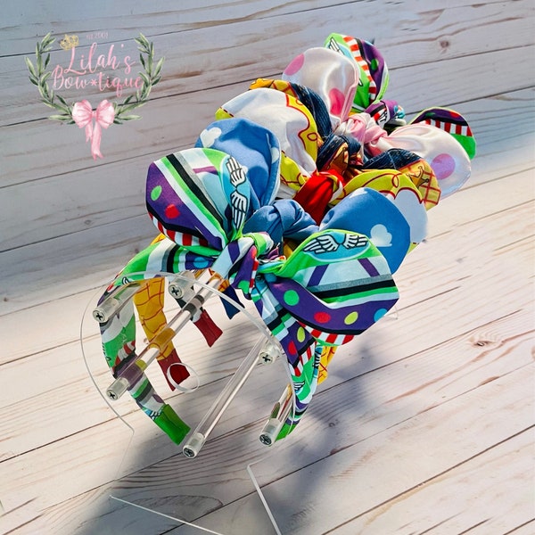 Custom Disney Toy Story, Buzz, Woody, Jessie, Buzz & Woody, Bo Peep, Zurg target, Pizza Planet fabric headband Perfect for kid or adults