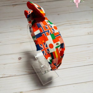 Custom Disney EPCOT World Showcase cast member inspired knotted headband Perfect size for girls and women image 3