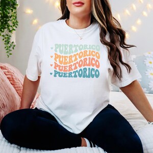 Puerto Rico Vibes Tee | Puerto Rico Summer Shirt, Gift for Travelers, Puerto Rico Souvenir, Puerto Rican graphic T-Shirt, Hispanic Gift