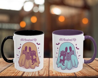 Ghost Coffee Mug - Perfect for Book Lovers, Spooky Gifts, Halloween, Fall mugs, Halloween mug, Halloween gift, Ghost decor, Ghost mug