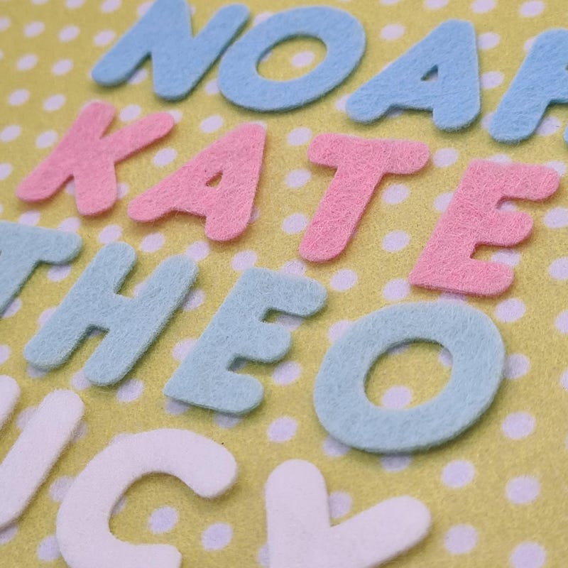 Felt Letters - Etsy