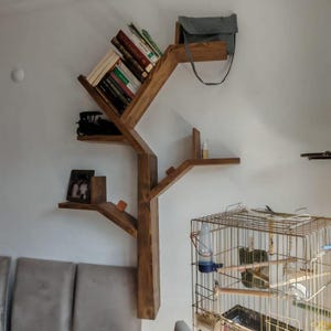 wooden shelf