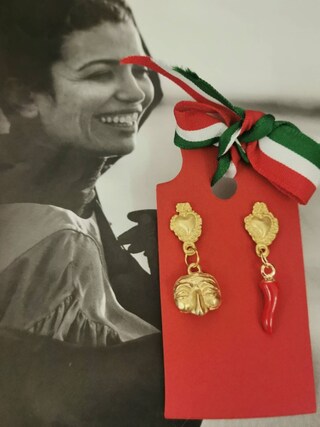 Orecchini Messicani In Filigrana D'Oro Fatti A Mano – Oaxaca, Design A Fiore Pieno, Grandezza Media